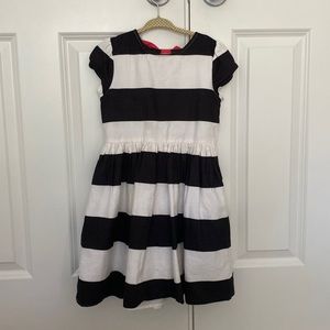 Black and white Gymboree girls dress